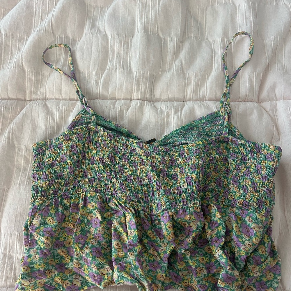 Floral American Eagle Top - Picture 3 of 3